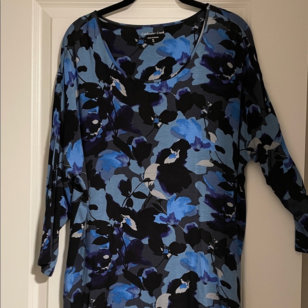 Coldwater Creek Print Knit Top
